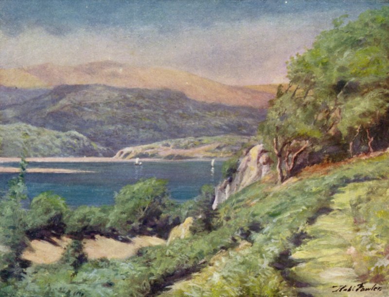 Tiempo tormentoso, cerca de Dolgelly de Robert (after) Fowler