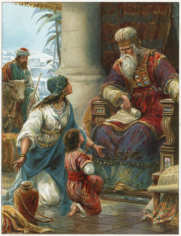 Ana llevando a Samuel a Elí de Robert Ambrose Dudley