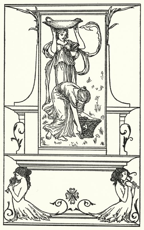 Ilustración para Poemas de John Keats de Robert Anning Bell
