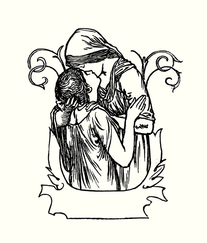 Ilustración para Poemas de John Keats de Robert Anning Bell