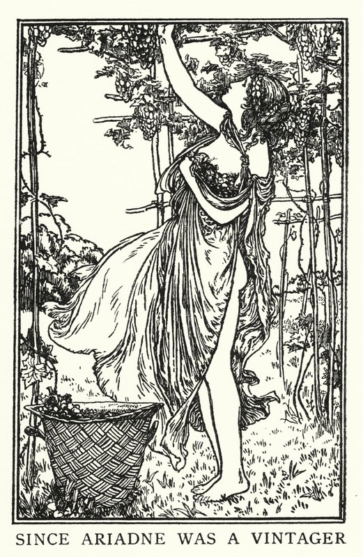 Ilustración para Poemas de John Keats: Endymion de Robert Anning Bell