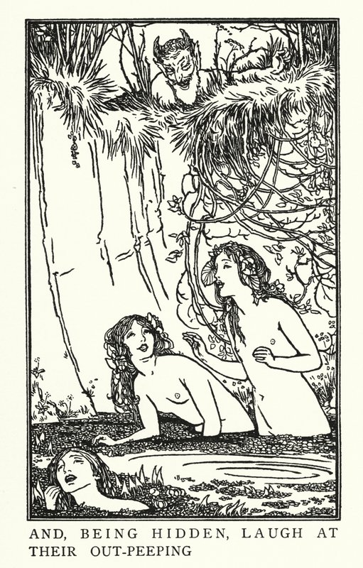 Ilustración para Poemas de John Keats: Endimión de Robert Anning Bell