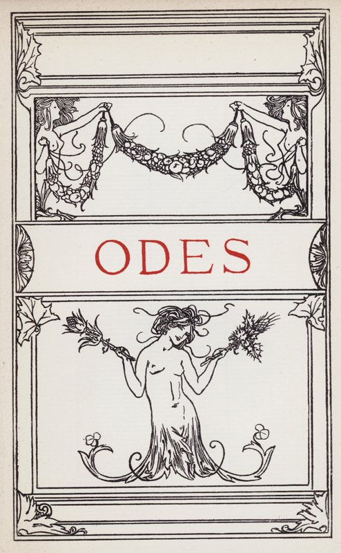 Ilustración para Poemas de John Keats: Odas de Robert Anning Bell