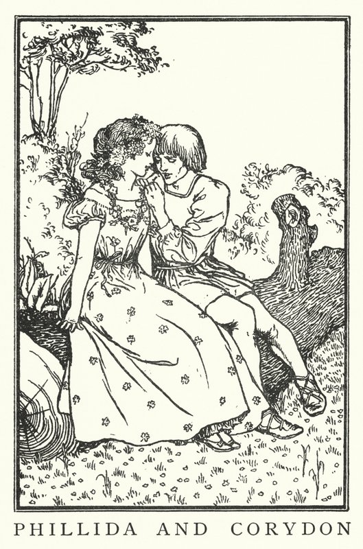 Phillida y Corydon de Robert Anning Bell