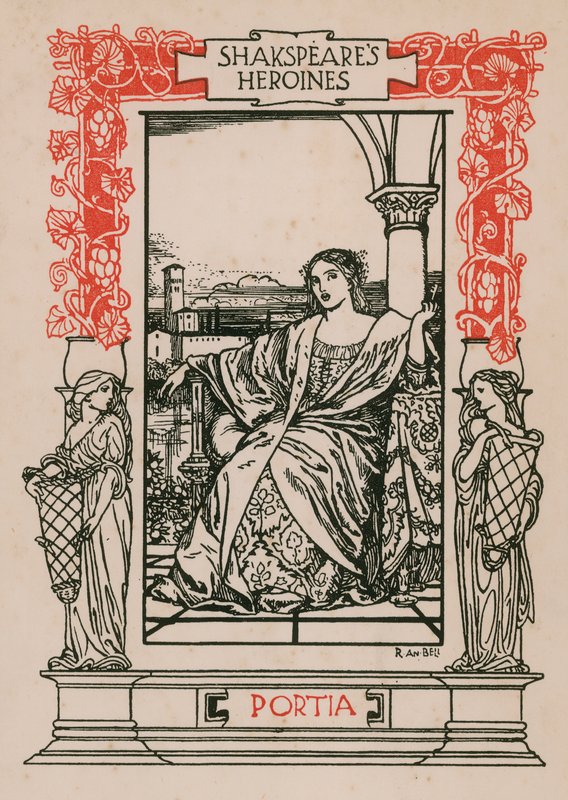 Portia, El Mercader de Venecia de Robert Anning Bell