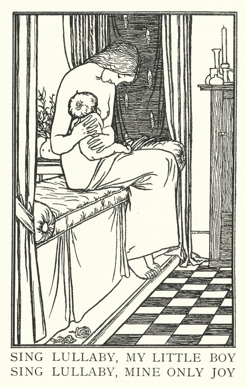 Canta una nana, mi niño, canta una nana, mi única alegría de Robert Anning Bell