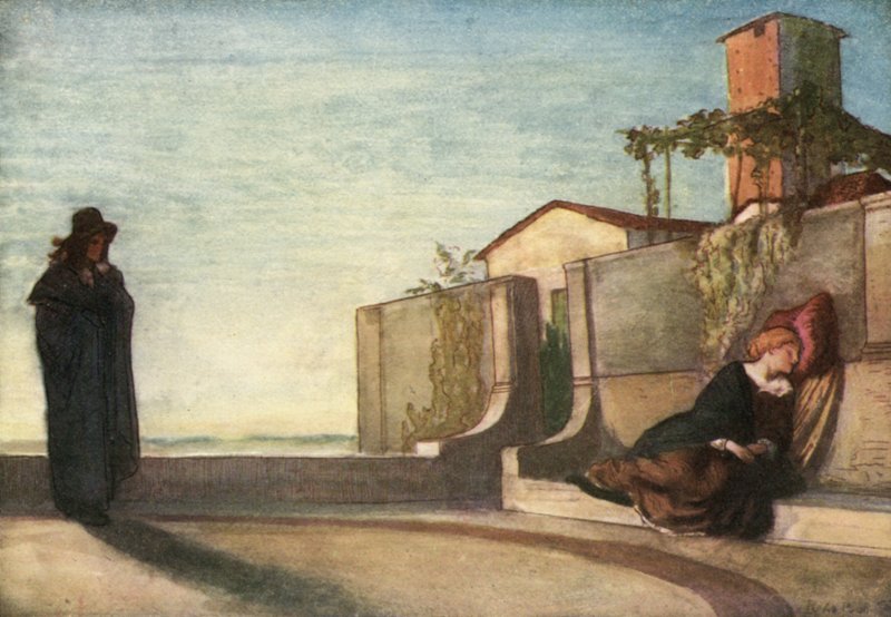 Duerme, y sueña con el cielo por un rato de Robert Anning Bell