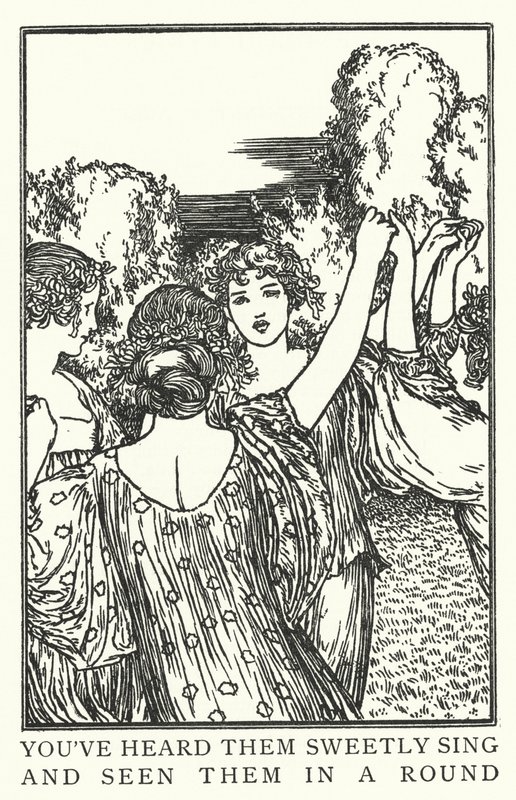 Los has oído cantar dulcemente y los has visto en ronda de Robert Anning Bell