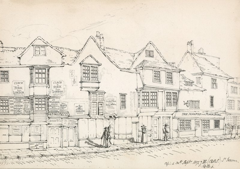 Fenchurch Street, Londres, 1817 de Robert Blemell Schnebbelie