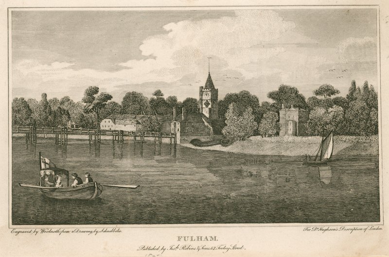 Iglesia de Fulham, Londres de Robert Blemell Schnebbelie