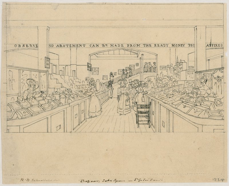El bazar de Trotter, Soho Square de Robert Blemell Schnebbelie