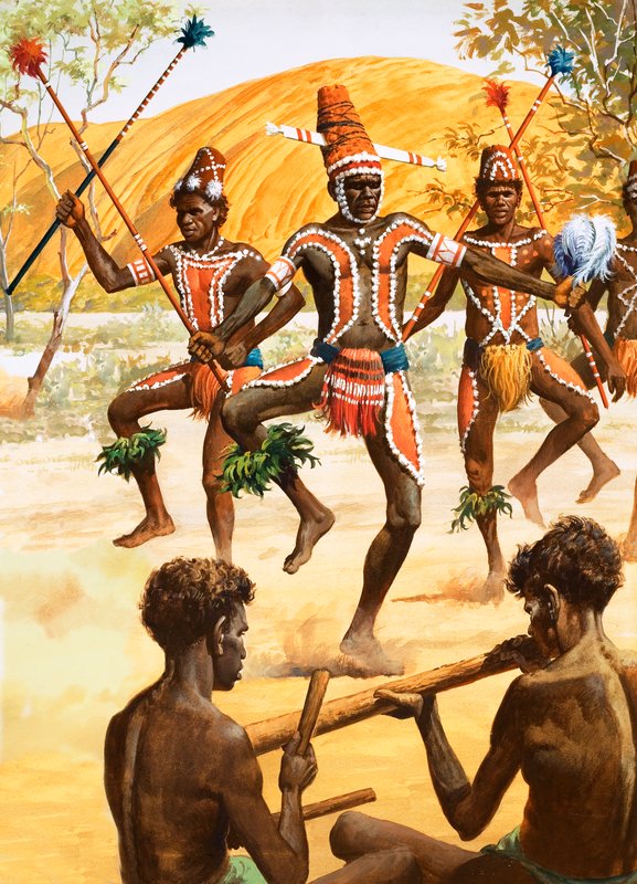 Danza aborigen de Robert Brook