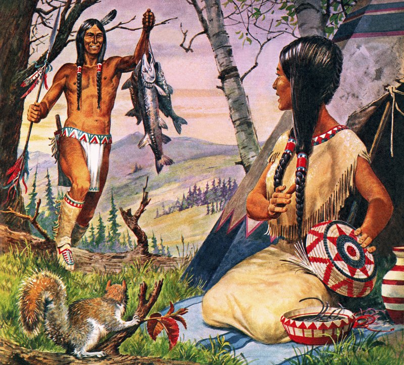 Hiawatha y Minnehaha de Robert Brook