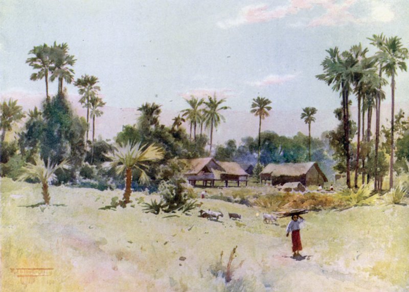 Una aldea birmana de Robert George Talbot Kelly