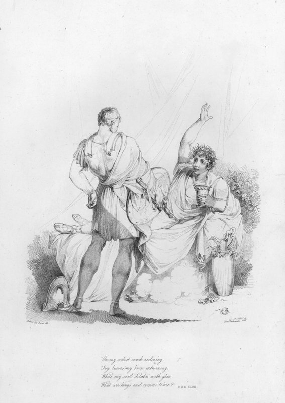 Anacreonte, Oda XLVIII de Robert Kerr (after) Porter