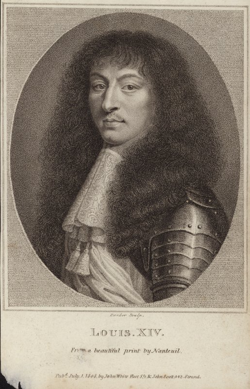 Retrato del Rey Luis XIV de Francia de Robert Nanteuil