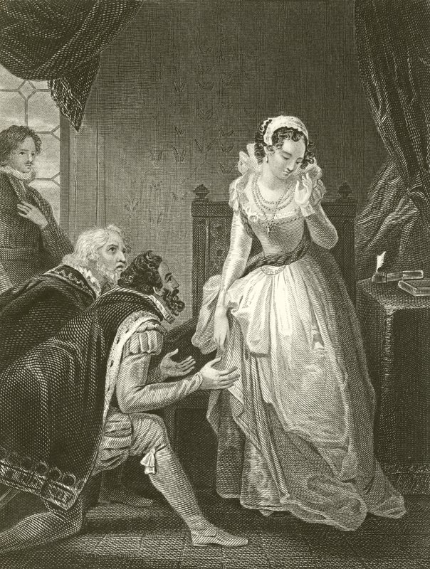 Lady Jane Grey rechazando la corona de Robert Smirke