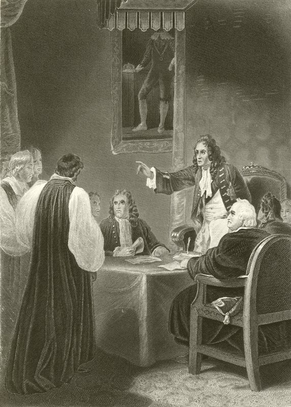 Los Obispos ante el Consejo Privado 1688 de Robert Smirke
