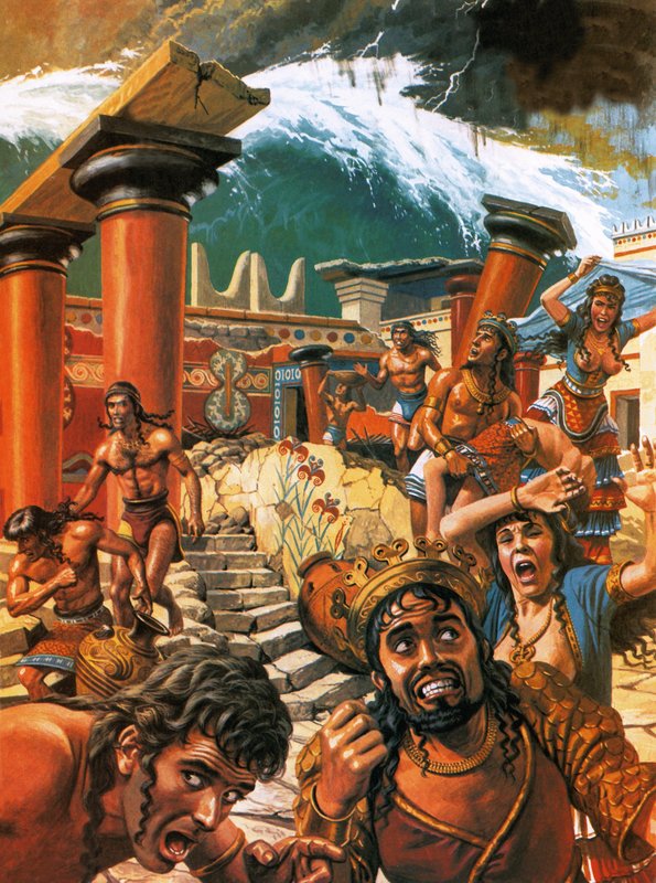 Un maremoto arrasa una ciudad de Creta en el siglo XV a.C. de Roger Payne