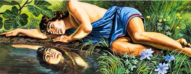 Leyendas de la Antigua Grecia: El reflejo fatal de Roger Payne