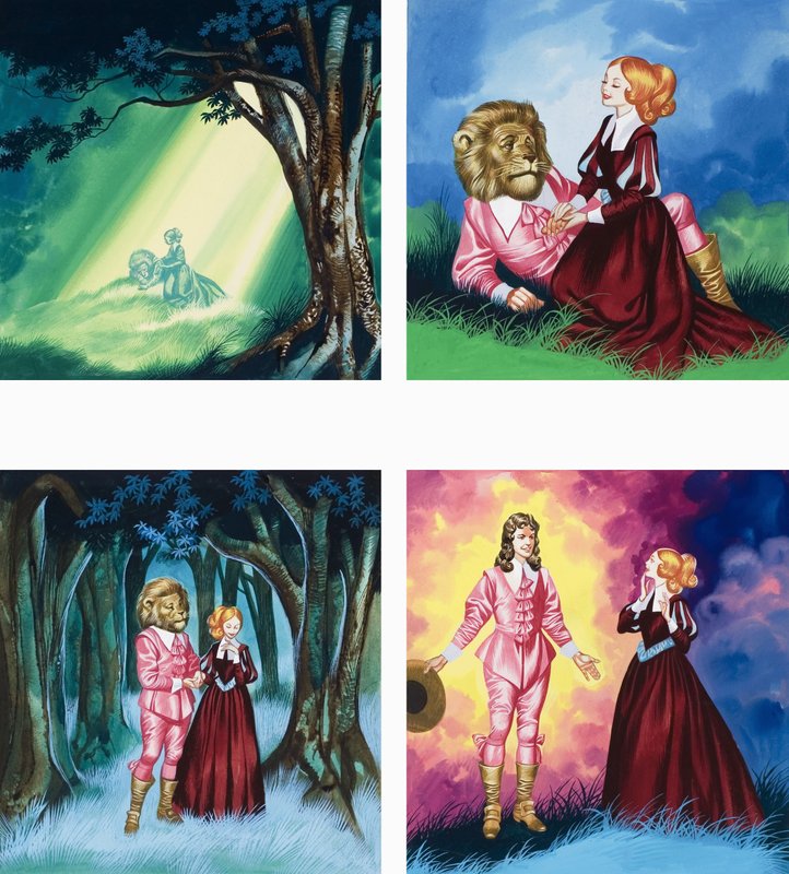 La Bella y la Bestia de Ron Embleton