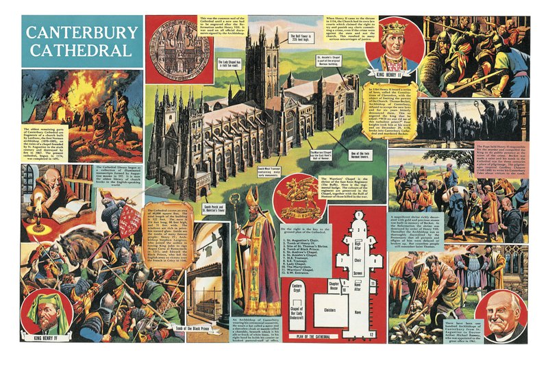 Catedral de Canterbury de Ron Embleton