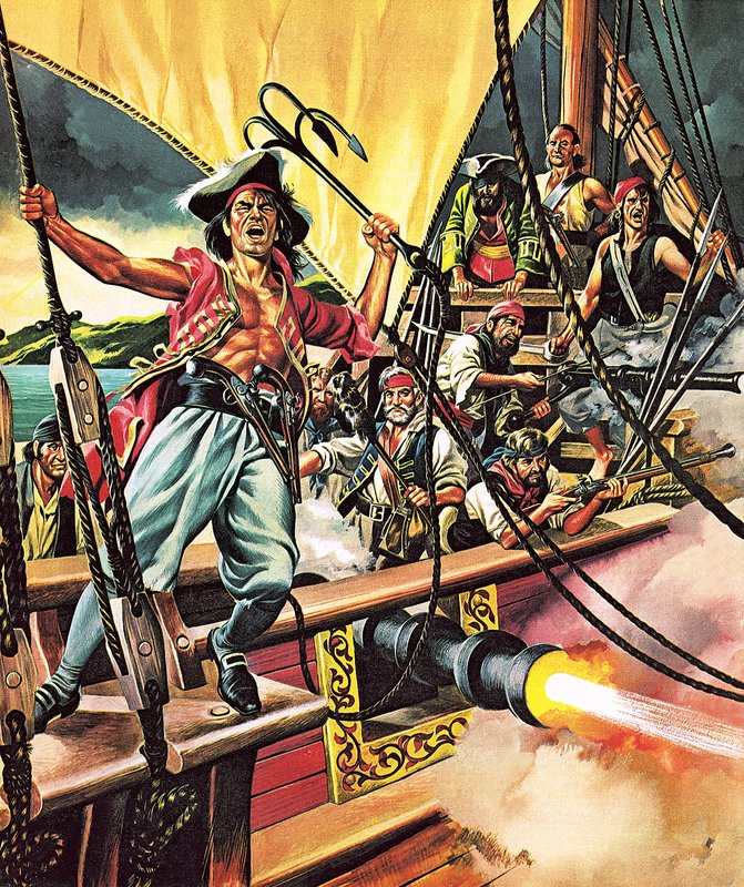 Hombres del Jolly Roger de Ron Embleton