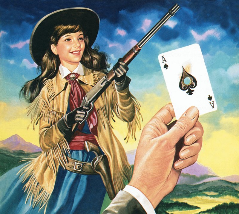 Srta. Annie Oakley de Ron Embleton