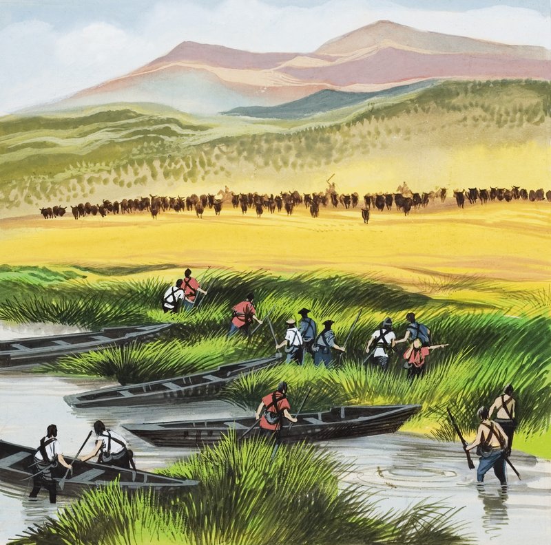 Los bucaneros de Morgan de Ron Embleton