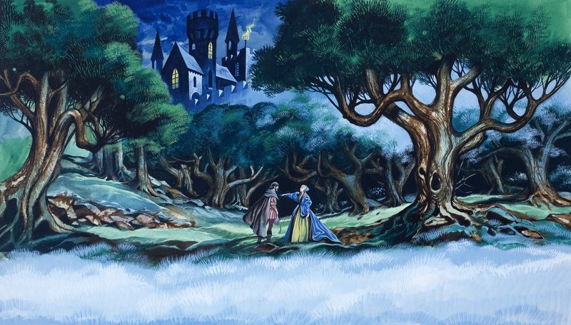 La Reina y el Cazador de Ron Embleton