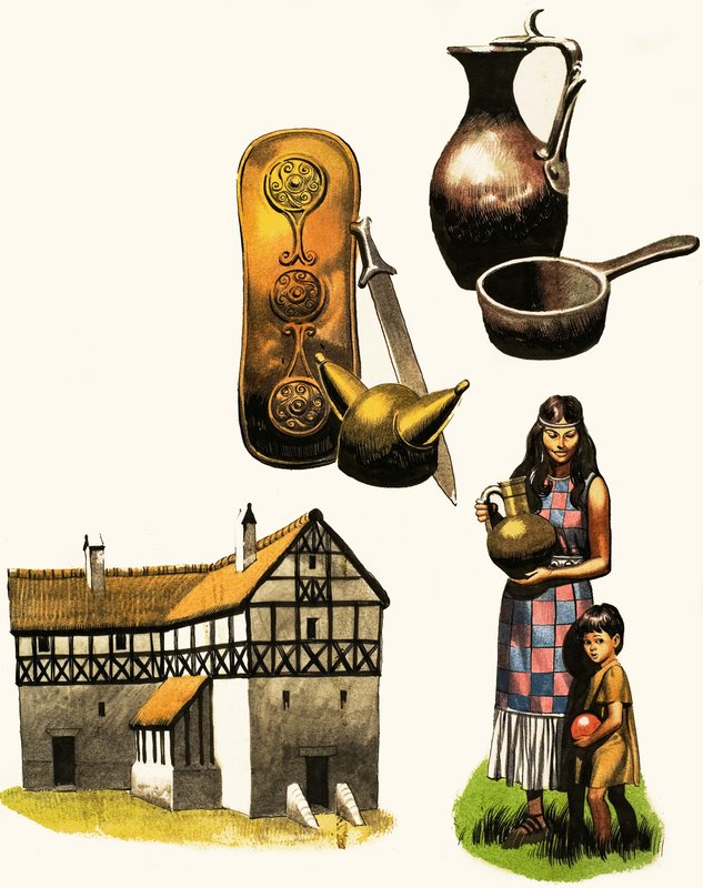 Objetos romanos de Ron Embleton