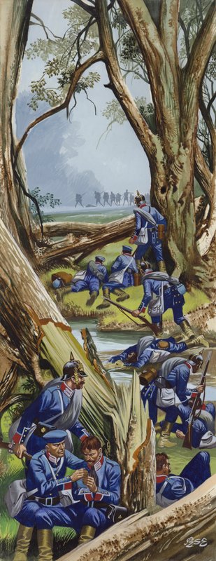 La batalla de Sadowa de Ron Embleton