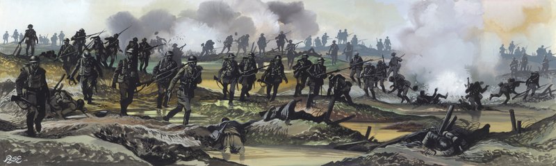 La batalla del Somme de Ron Embleton