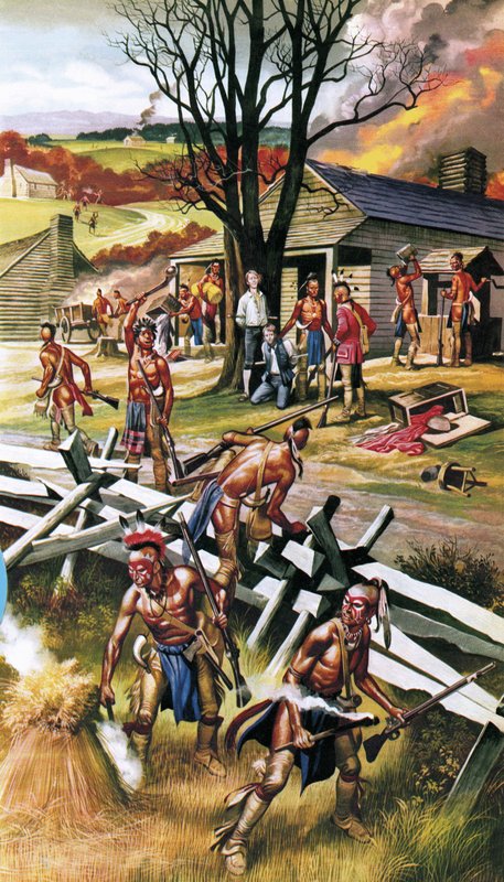 Cuando cabalgaba el Hombre Rojo: Los iroqueses de Ron Embleton