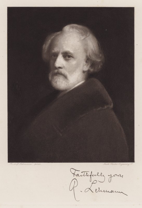 Rudolf Lehmann, Autorretrato de Rudolf Lehmann