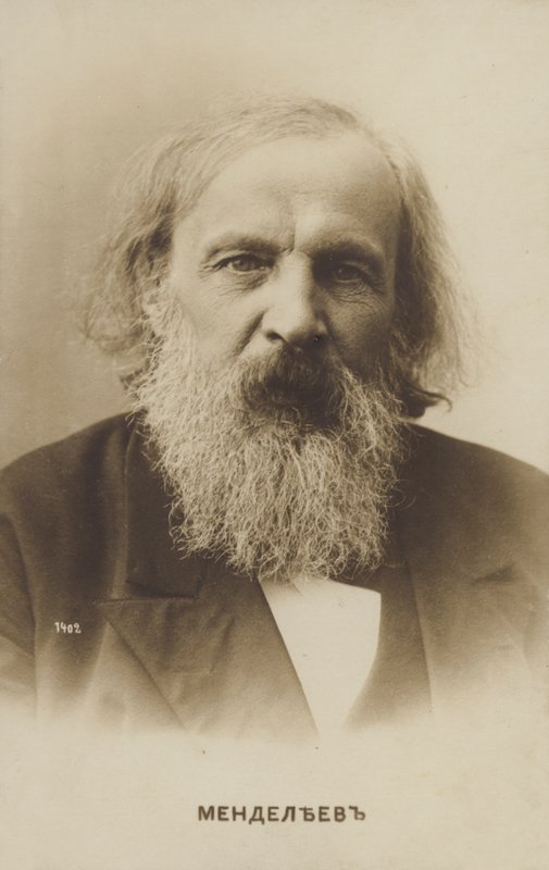 Dmitri Mendeléyev, químico ruso, creador de la tabla periódica de los elementos de Russian Photographer