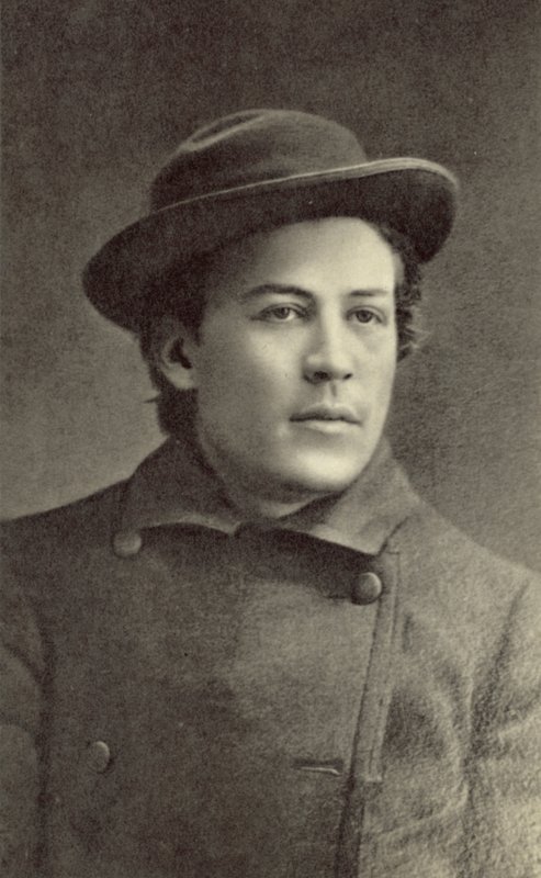 Anton Chéjov, dramaturgo ruso, Moscú, 1883 de Russian Photographer