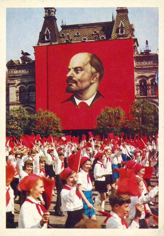 Desfile del Primero de Mayo en la Plaza Roja, Moscú de Russian Photographer