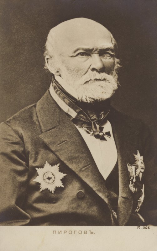 Nikolay Pirogov (1810-1881), médico, científico, cirujano y anatomista ruso de Russian Photographer