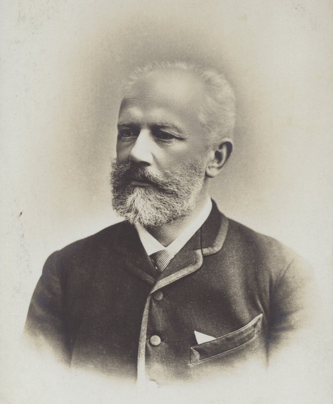 Retrato de Pyotr Ilyich Tchaikovsky de Russian Photographer