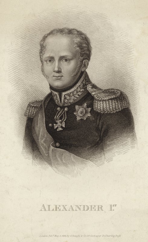 Alejandro I - Emperador de Rusia (1777-1825) de Russian School