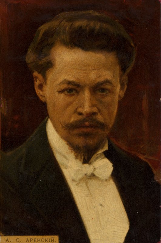 Anton Arensky, compositor, pianista y profesor de música ruso (1861-1906) de Russian School
