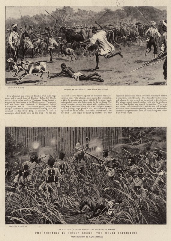 La lucha en Sierra Leona, la expedición Mendi de S.T. Dadd