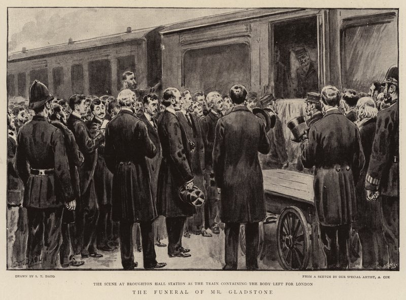 El Funeral del Sr. Gladstone de S.T. Dadd