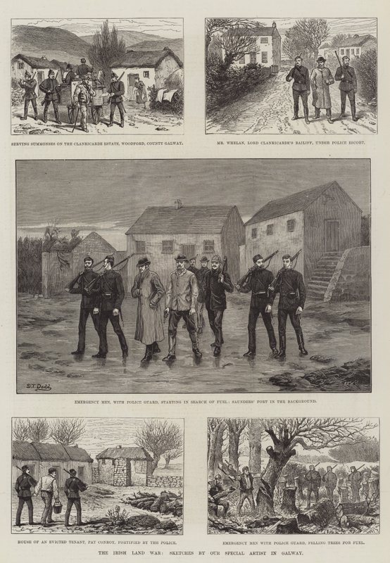 La guerra de tierras irlandesa de S.T. Dadd