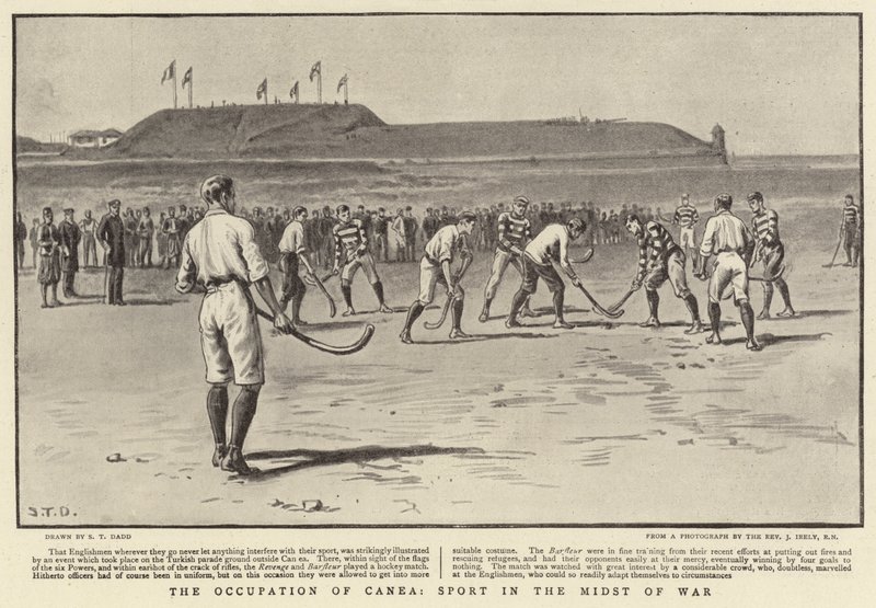 La Ocupación de Canea, Deporte en Medio de la Guerra de S.T. Dadd