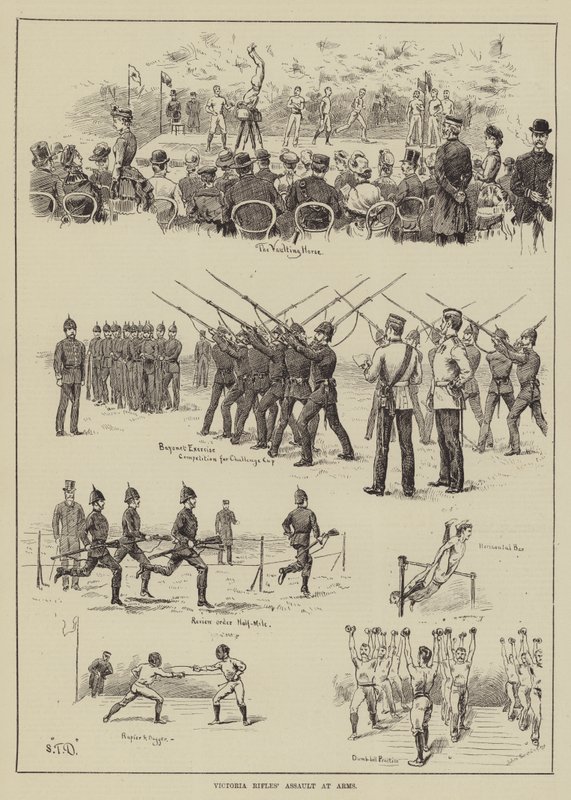 Asalto de los Rifles Victoria de S.T. Dadd