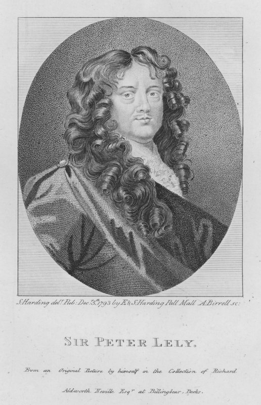 Sir Peter Lely (grabado) de S. (after) Harding