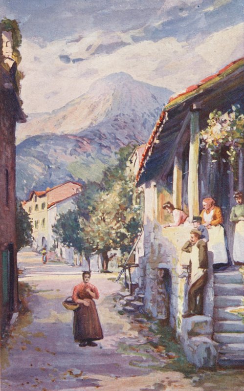 El Tamargue desde La Souche (litografía en color) de Sabine Baring Gould