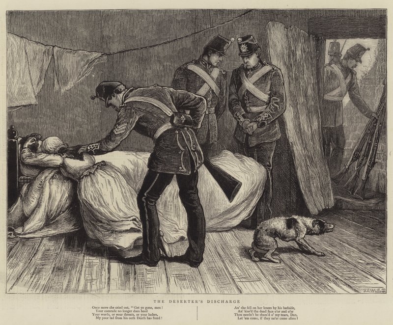 La Descarga del Desertor de Samuel Edmund Waller